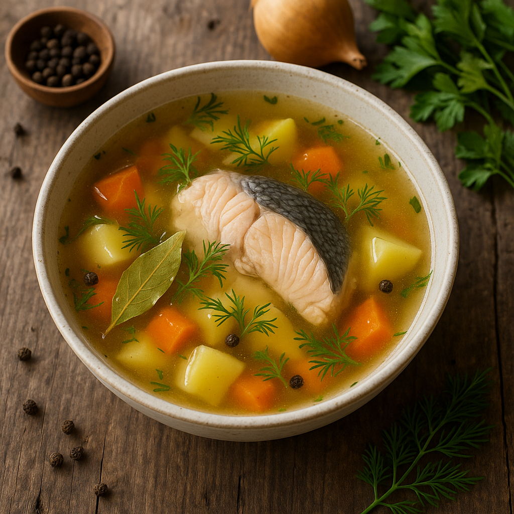Ukha — Clear Russian Fish Soup